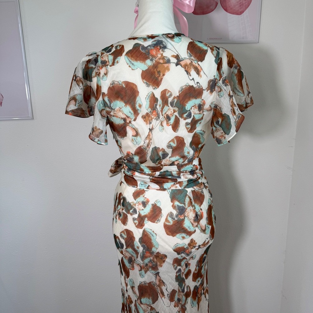 Tanya Taylor Floral‎ Maxi Dress Womens 4 - Picture 6 of 14